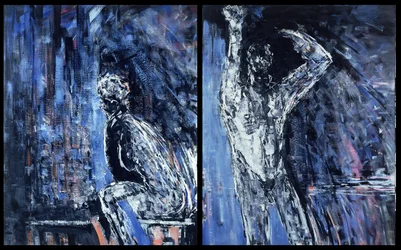 Femme nue et homme nu